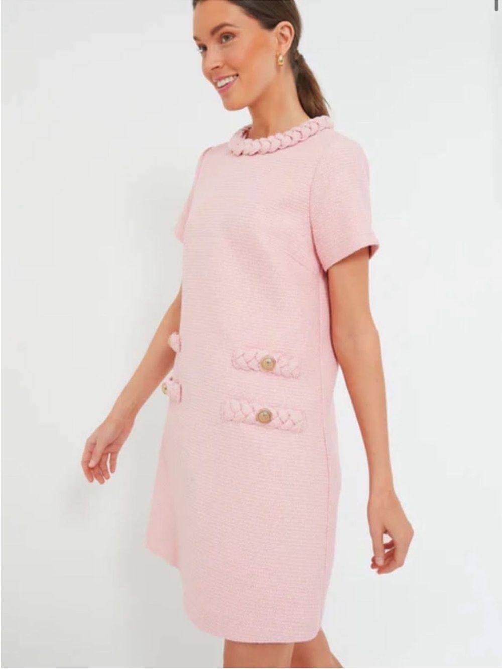 NWT TUCKERNUCK Pink Tweed Jackie Dress